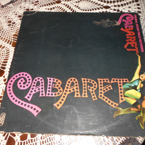 Old 33" records used with various artists and soundtracks