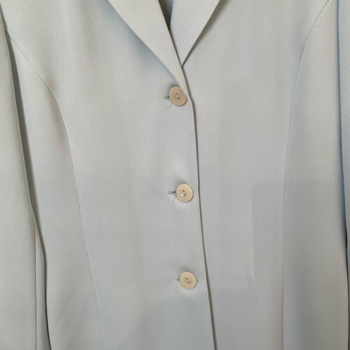 Women's classic suit in light turquoise size Xsmall like new