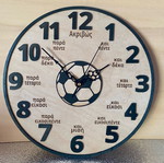 Educational personalized wall clock new 30cm