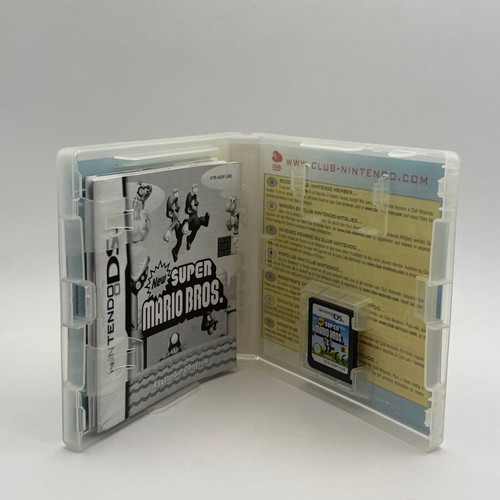 Nintendo New Super Mario Bros DS game used, complete with manual