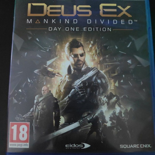 Deus Ex Mankind Divided Day One Edition used for Sony