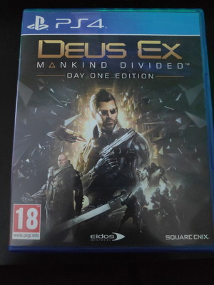 Deus Ex Mankind Divided Day One Edition used for Sony
