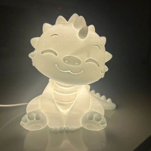 Dinosaur Night Light Lamp with USB and Switch, new