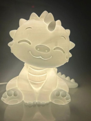 Dinosaur Night Light Lamp with USB and Switch, new
