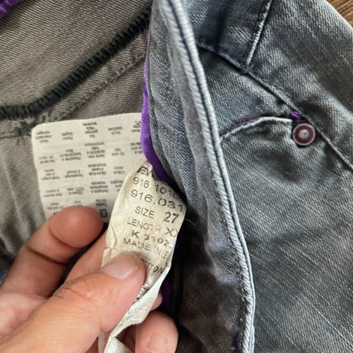Women's jeans used, size 27, grey