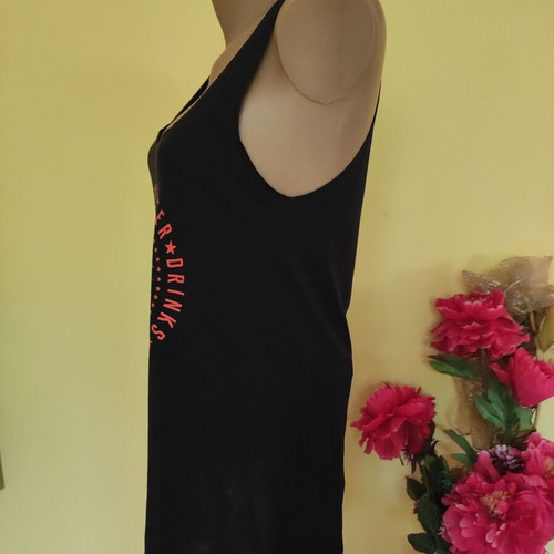 Jägermeister Women's Black Racerback Tank Top Size M like new