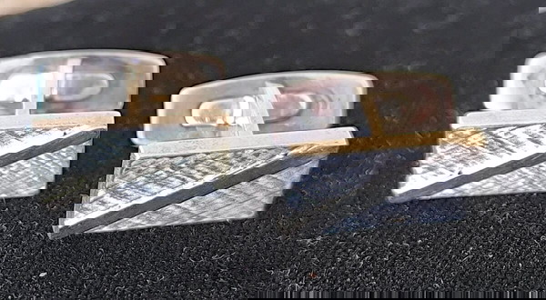 Vintage Ασημένια Μανικετόκουμπα