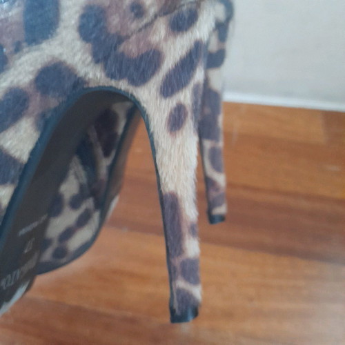 Migato women's pony skin ankle boots new, size 38, 11 cm heel