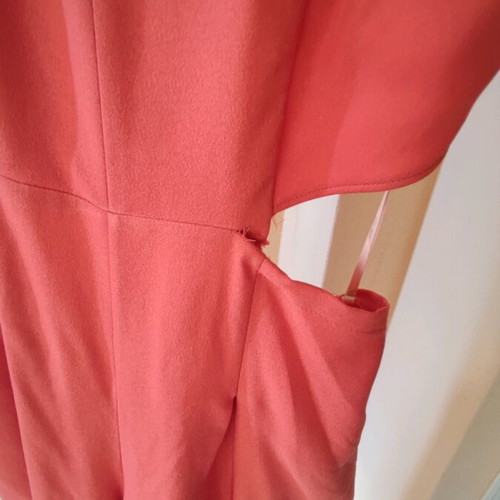 Forever 21 coral playsuit used, open back, size M