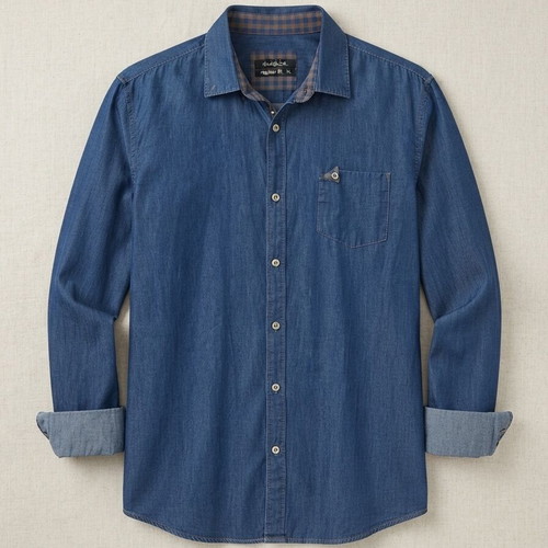 Dash&Dot men's denim shirt XL, like new, blue