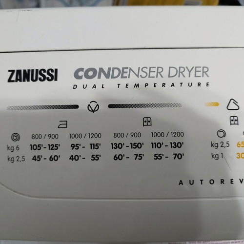 Zanussi TC7124 dryer used, 7 kg capacity