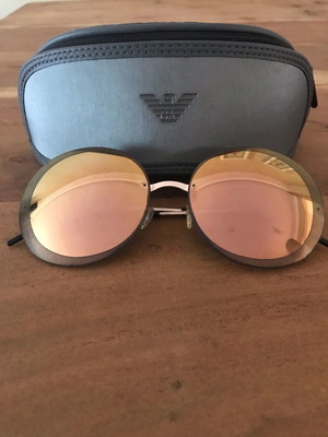 Emporio Armani women's sunglasses with pink lenses like new