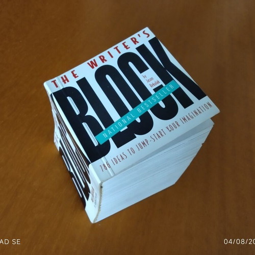 The Writer's Block book like new, English