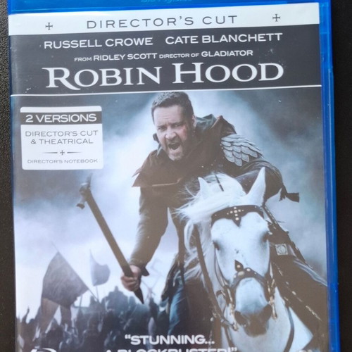 Robin Hood Blu-ray used with Greek subtitles, Director's Cut & Theatrical