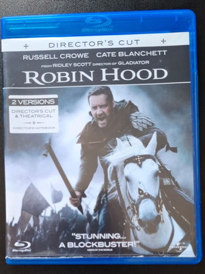 Robin Hood Blu-ray used with Greek subtitles, Director's Cut & Theatrical
