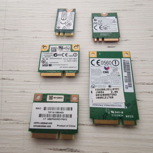 Laptop WiFi Cards pack of 5 like new