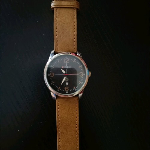 Curren unisex wristwatch like new, brown