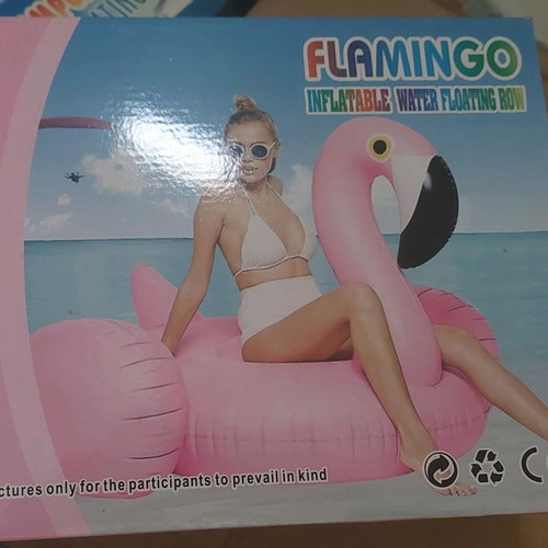 Flamingo inflatable water float new, sealed