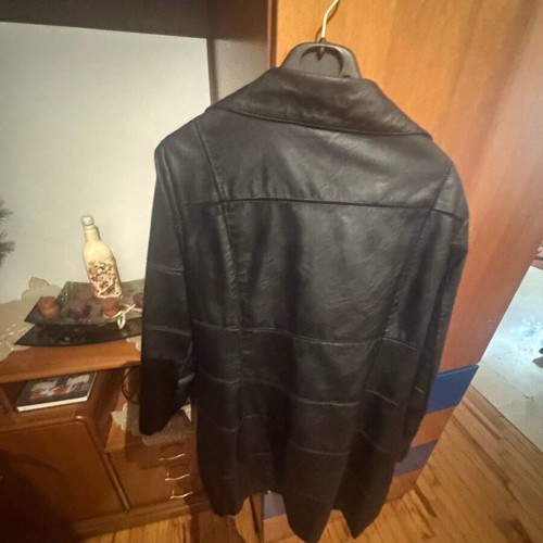 Leather jacket black, like new, size XL