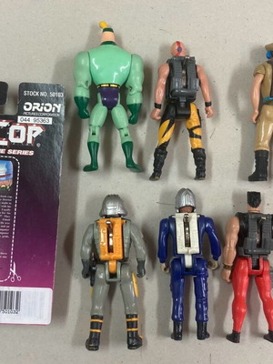 Package 9 x Kenner & Toy Island Robocop 1988 - 1995 In good condition Price 45 Euros