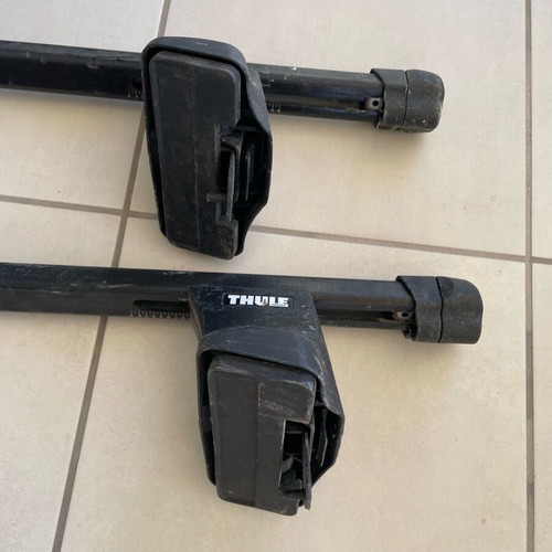 Thule Roof Bars and Feet used, 125cm, 90kg capacity