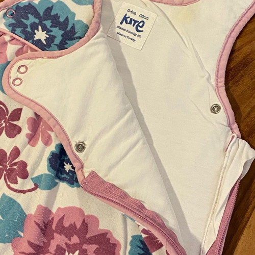 Winter Baby Sleeping Bag used, up to 6 months, 3 tog, sleeveless
