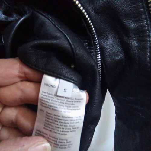 Young Poets Society leather jacket size S like new
