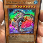 Κάρτα Yu-Gi-Oh Ocean Dragon Lord NeoDaedalus 1η έκδοση μεταχειρισμένη ultra rare