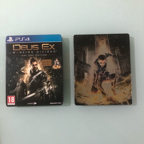 Deus Ex: Mankind Divided – Day One Steelbook Edition PS4 – Άριστη Κατάσταση (Σαν Καινούργιο)