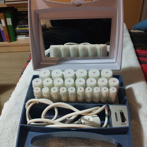 Electric hair roller device used