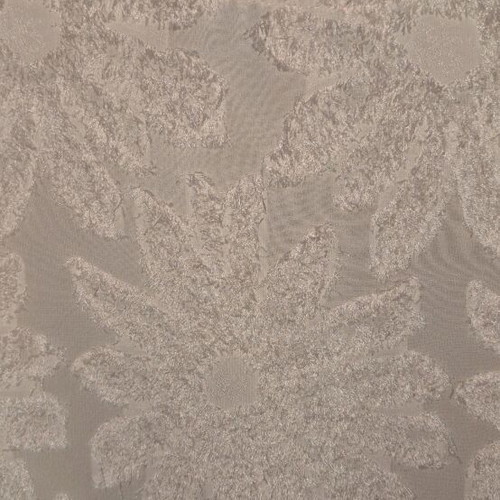 Pink short-sleeve blouse with embossed flowers like new