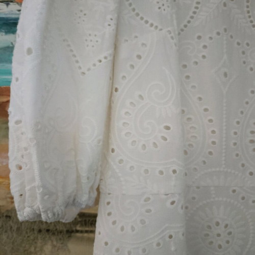 Camila Broderie dress All Saints new, size Large UK12, white
