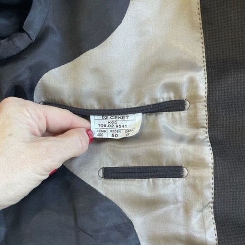 Theorie jacket brown velvet like new