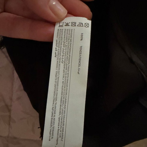 Axel Black Women's Cargo Pants Tencel Size 42 Like New