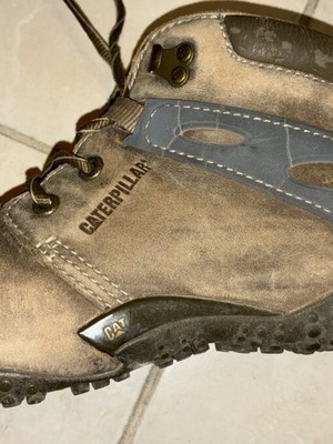 CAT hiking boots, beige, size 43