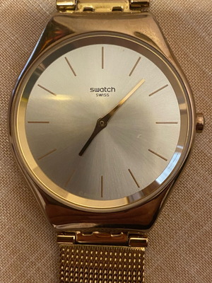 Swatch Contrasted Simplicity Rose Gold μεταχειρισμένο γυναικείο ρολόι