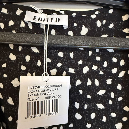 Maxi dress Edited new with tag, size 40, black and white print