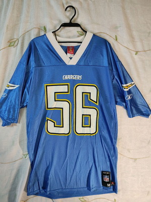 Reebok San Diego Chargers NFL φανέλα Shawne Merriman 56 σε μπλε, μέγεθος M