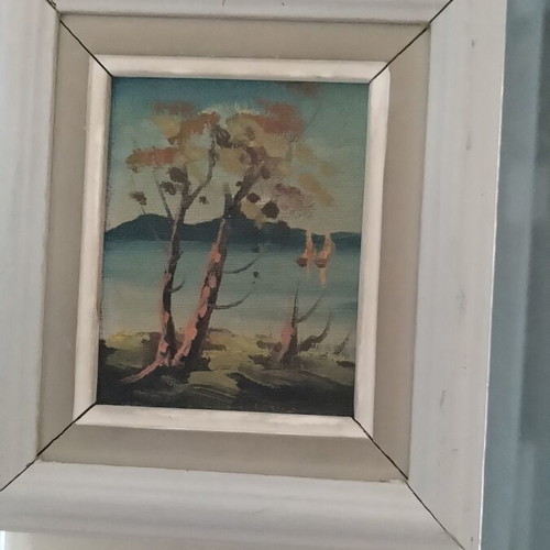 Set of 5 oil paintings like new, 16x13 cm
