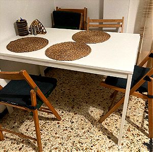 IKEA expandable table, επεκτεινόμενο τραπέζι