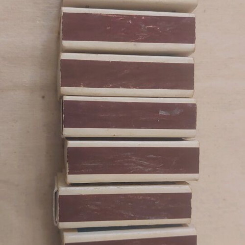 Collectible matchboxes used, Greek Monopoly series E.O.T. set of 8