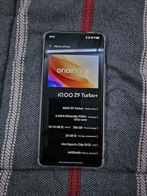 Vivo IQOO Z9 Turbo Plus smartphone καινούργιο με θήκη και προστατευτικό