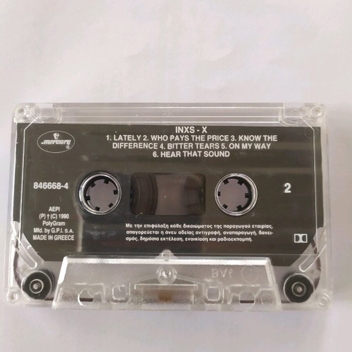 X cassette by INXS used, rock