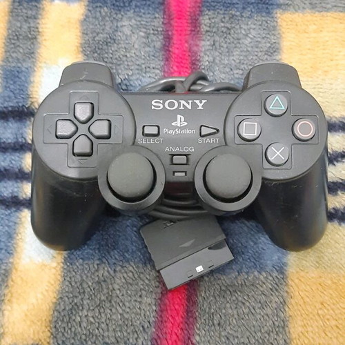 PlayStation 2 PS2 original controller used with good analog sticks