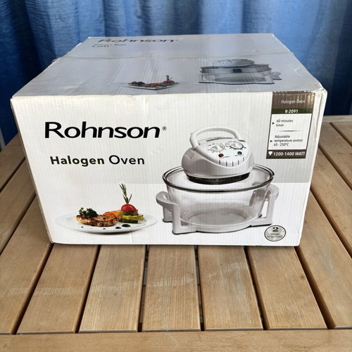 Rohnson R-2091 Halogen Oven 17L 1400W with Rotisserie and Accessories