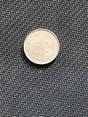50 Pfennig Germany 1972 like new, available 3 with different years