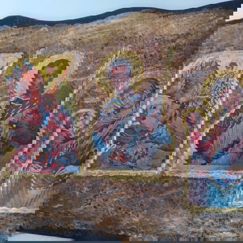 Πίνακας ελαιογραφίας μεταχειρισμένος, διαστάσεις 67χ112