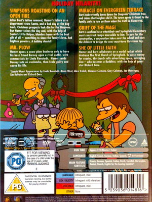 Christmas with The Simpsons DVD, κινούμενα σχέδια