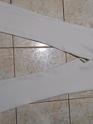 White pants used, size XS