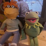 Muppet Show dolls used, set of 2